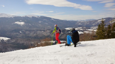 Narty Snowboard - Polskie Góry - Beskidy Zawoja Mosorny Groń atrakcje